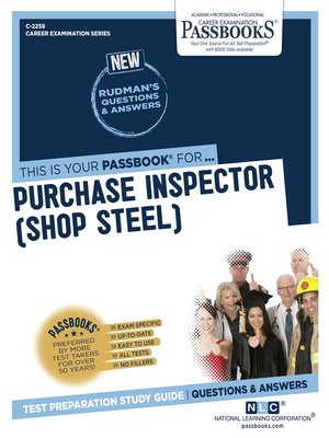 cover image of Purchase Inspector (Shop Steel)